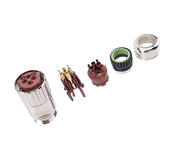 M40 신호 직선 암형 금속 조립 플러그(크림프)