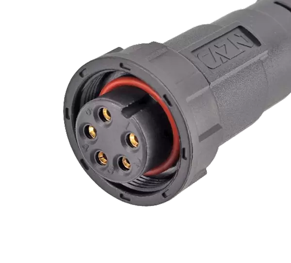 E13 직선형 암형 오버몰드 플러그(나사형)