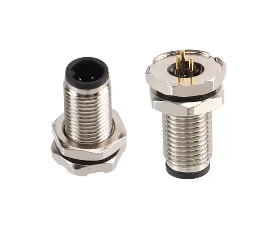 M5 남성 백 마운트 소켓 (PCB)