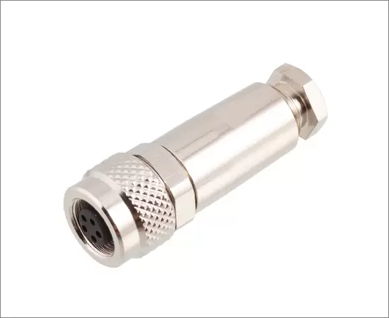 M9 스트레이트 암 여성 금속 플러그 (솔더)