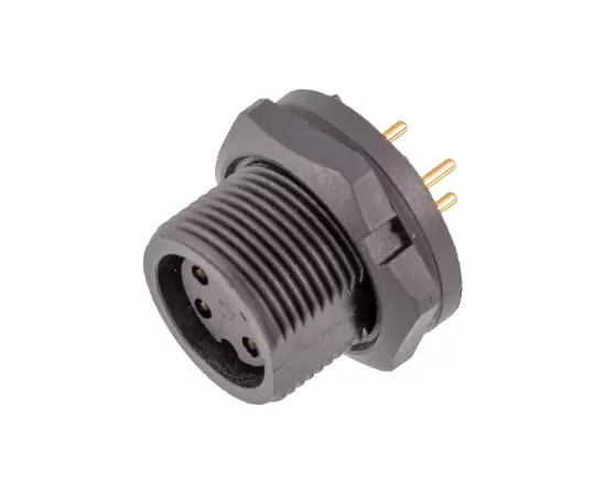 E10 암컷 백 마운트 PCB 리셉터클 (나사산)