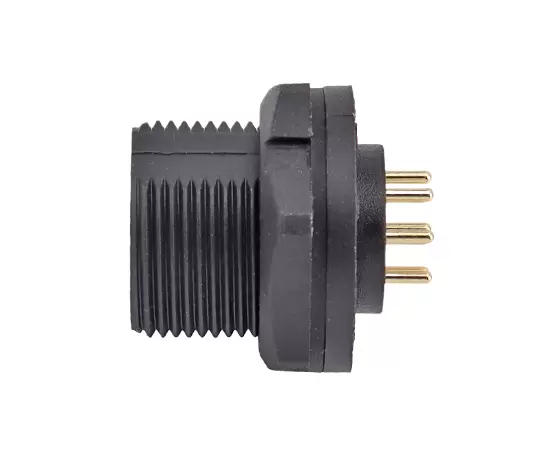 E10 암컷 백 마운트 PCB 리셉터클 (나사산)