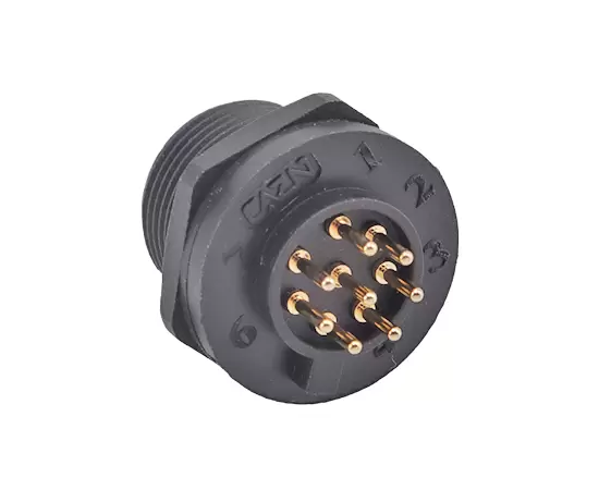 E10 암컷 백 마운트 PCB 리셉터클 (나사산)