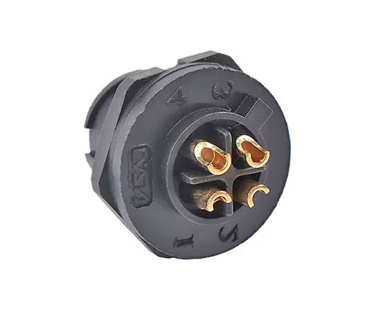 E10 남성 백 마운트 솔더 리셉터클 (Bayonet)