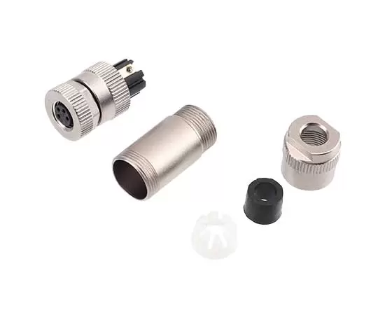 M8 스트레이트 암 금속 조립 플러그 (나사 터미널)