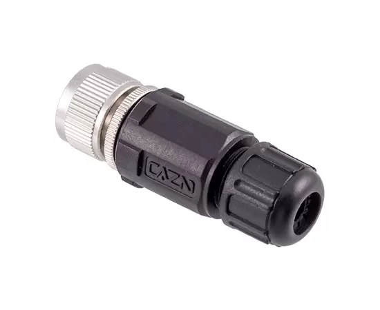 M12 스트레이트 여성 플라스틱 조립 플러그 (솔더)