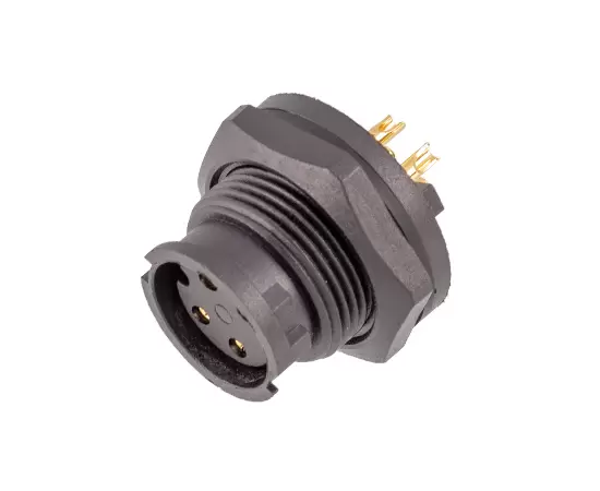 E10 암컷 백 마운트 솔더 리셉터클 (Bayonet)