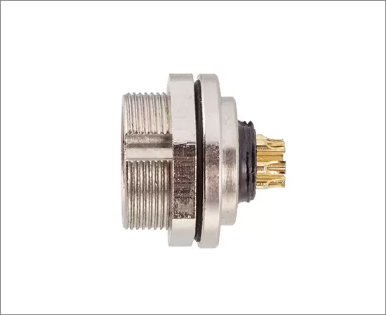 M9 암컷 백 마운트 소켓 (솔더)