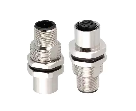 M12 I- 타입 어댑터 (M12-M12, PS, 금속 스타일)