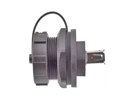 USB 암컷에서 여성 백 마운트 리셉터클 (스레드)