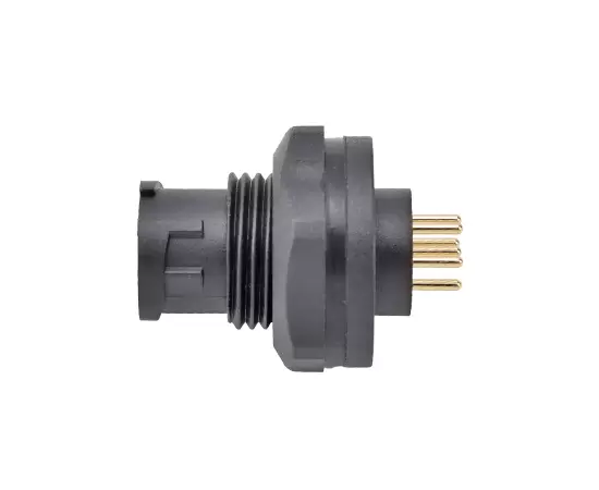 E7 남성 백 마운트 PCB 리셉터클 (Bayonet)