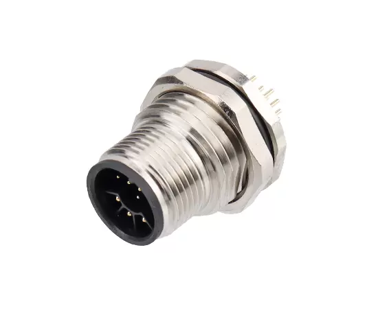 M14 남성 백 마운트 소켓 (PCB)