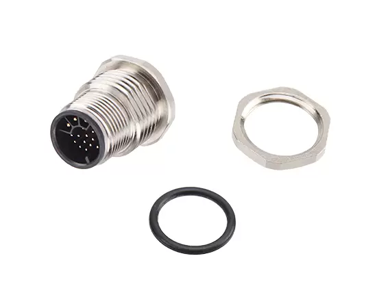 M14 남성 백 마운트 소켓 (PCB)