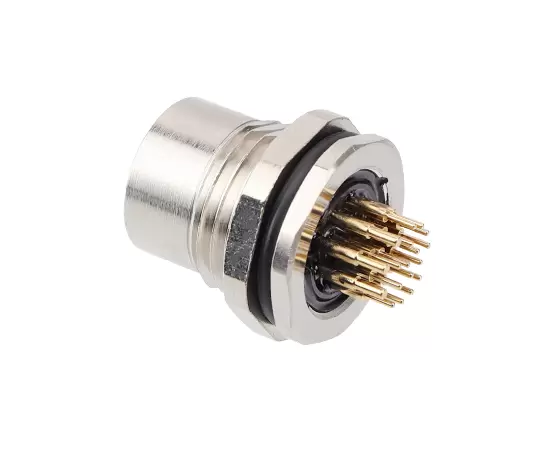 M14 여성 백 마운트 소켓 (PCB)