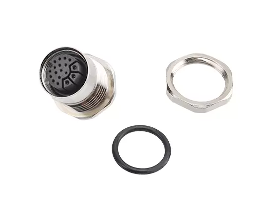 M14 여성 백 마운트 소켓 (PCB)