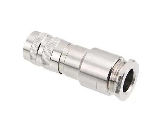 M16 스트레이트 여성 금속 조립 플러그 (솔더)