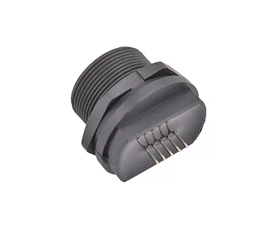 USB 여성 백 마운트 PCB 리셉터클 (스레드)