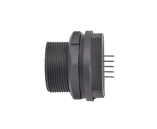 USB 여성 백 마운트 PCB 리셉터클 (스레드)