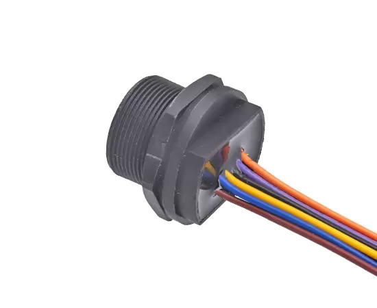 와이어가있는 USB 암컷 등 마운트 리셉터클 (나사산)