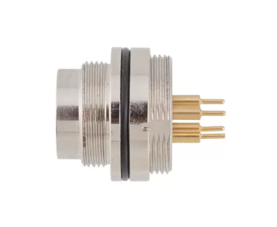 M16 남성 전면 마운트 소켓 (PCB, 나사 M18*0.75)