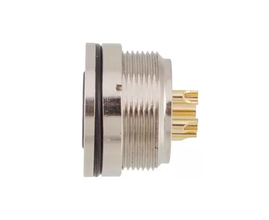 M16 암컷 전면 마운트 소켓 (솔더, 나사 M18*0.75)