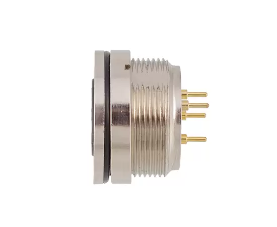 M16 암컷 전면 마운트 소켓 (PCB, 나사 M18*0.75)