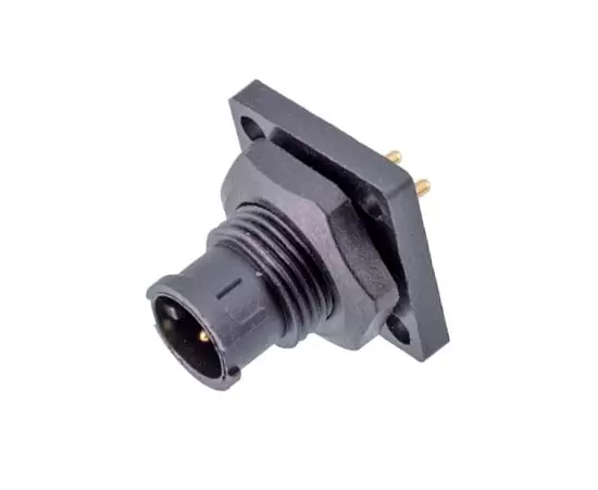 E7 남성 플랜지 타입 PCB 리셉터클 (Bayonet)