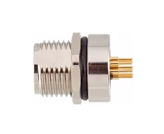 M8 암 백 마운트 소켓 (PCB, 나사 M12*1)