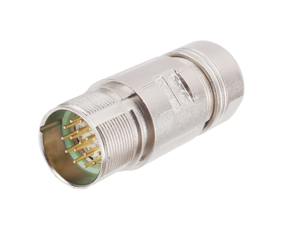 M623 신호 직선 결합 수컷 금속 조립 플러그 (CRIMP)