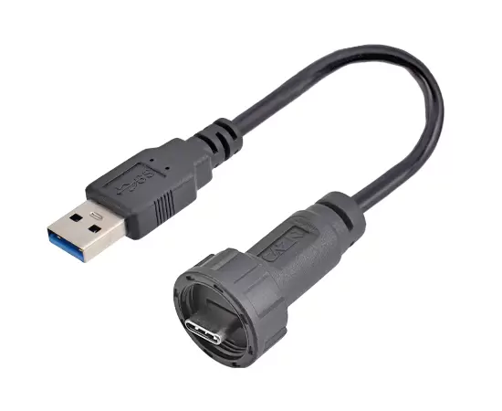 Type-C 남성에서 USB 남성 오버 모드 케이블 (스레드)
