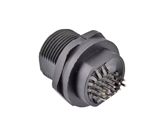 Type-C 암컷 백 마운트 PCB 리셉터클 (스레드)