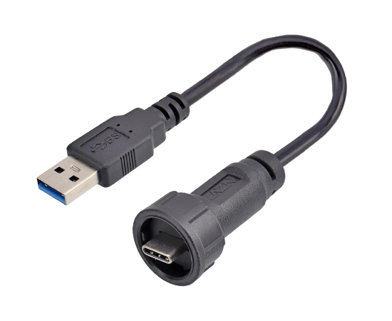 Type-C 남성에서 USB 남성 오버 모드 케이블 (Bayonet)