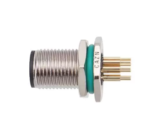 M12 아연 합금 쉘 수컷 백 마운트 소켓 나사 M12*1