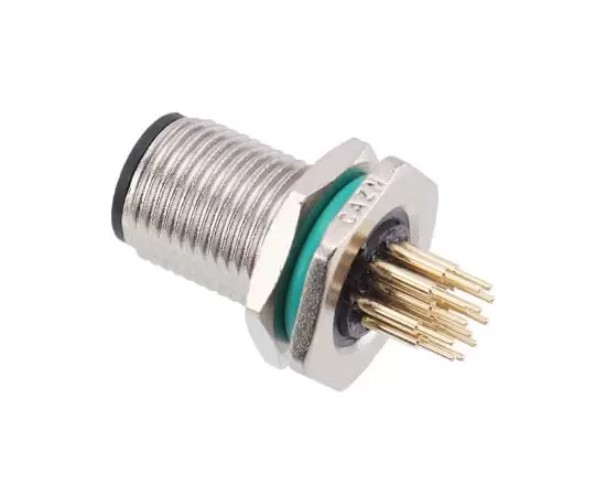 M12 아연 합금 쉘 수컷 백 마운트 소켓 나사 M12*1