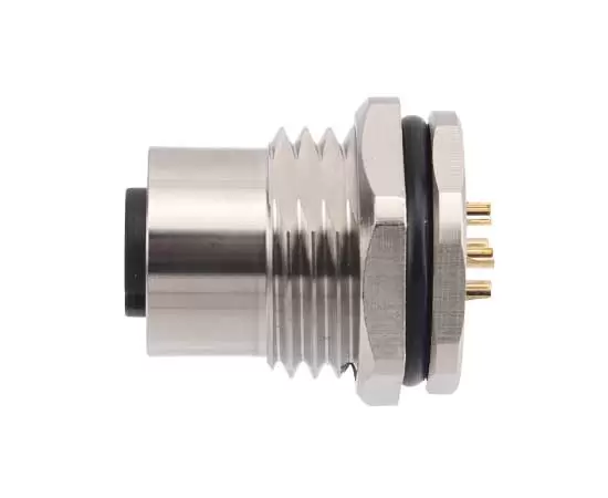 M12 암 백 마운트 소켓 솔더 나사 M16*1.5/PG9