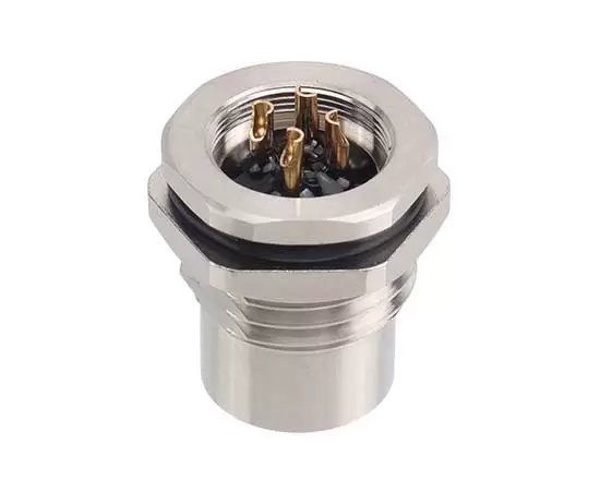 M12 암 백 마운트 소켓 솔더 나사 M16*1.5/PG9