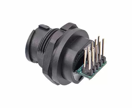 Type-C 암컷 백 마운트 각도 PCB 리셉터클 (Bayonet)