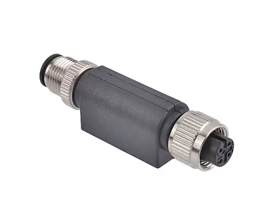 M12 I- 타입 어댑터 (M12-M12, PS, 플라스틱 스타일)