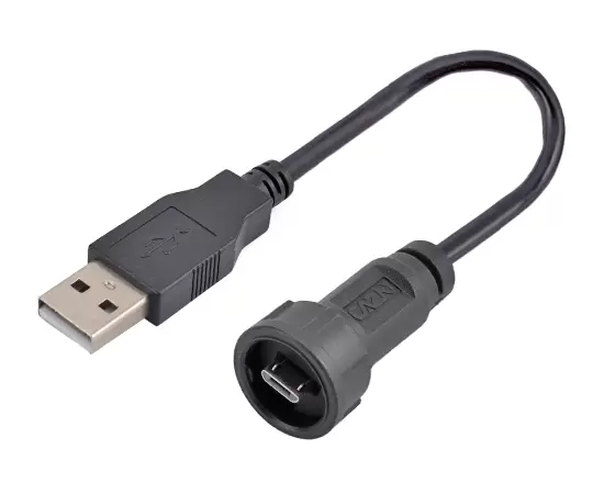 마이크로 USB 남성에서 USB 2.0 남성 오버 모드 케이블 (Bayonet)