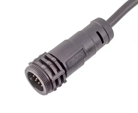 E13 남성 오버 몰딩 스트레이트 플러그 케이블 짝짓기 스타일 (스레드)