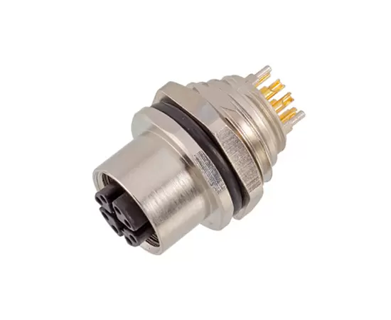 M12 암 백 마운트 소켓 (데이터 유형, 솔더, 나사 M16*1.5)