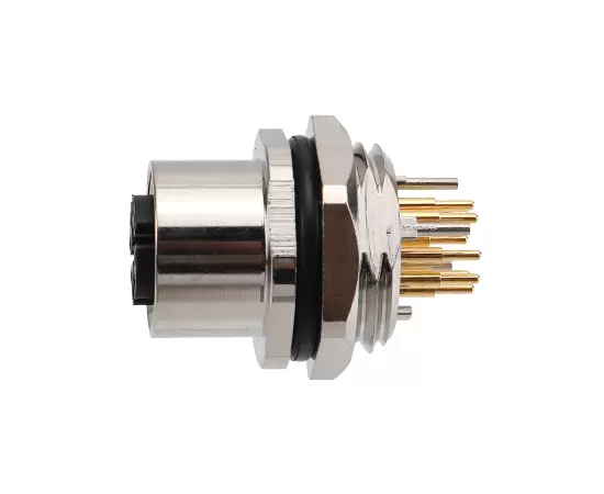 M12 암 전면 마운트 소켓 (데이터 유형, PCB, 나사 M16*1.5)