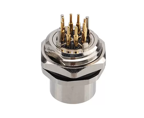 M12 암 전면 마운트 소켓 (데이터 유형, PCB, 나사 M16*1.5)