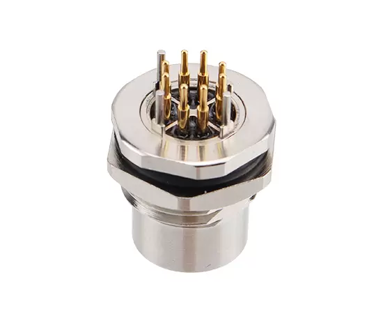 M12 암 백 마운트 소켓 (데이터 유형, PCB, 나사 M16*1.5)