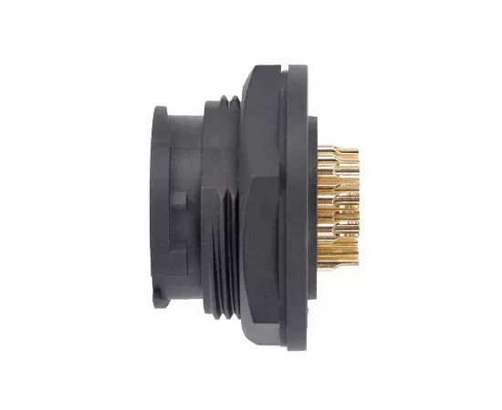 E16 남성 백 마운트 솔더 리셉터클 (Bayonet)