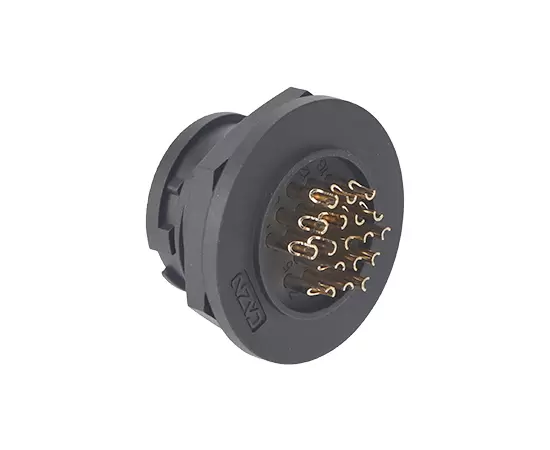 E16 남성 백 마운트 솔더 리셉터클 (Bayonet)