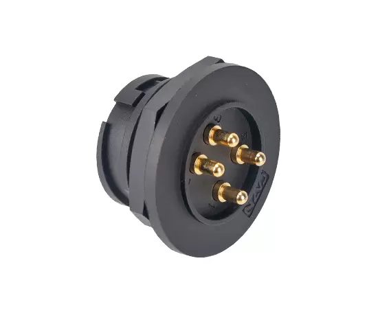 E16 남성 백 마운트 PCB 리셉터클 (Bayonet)