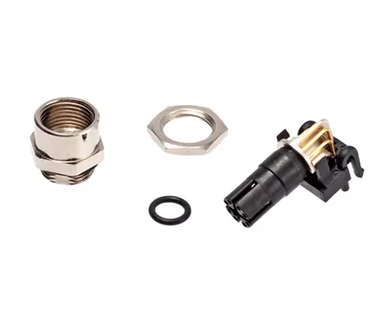 M12 직각 여성 소켓 (데이터 유형, PCB)