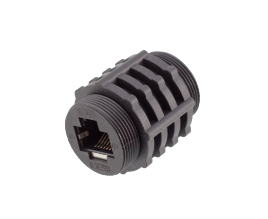 RJ45 암컷 대 여성 릴레이 리셉터클 (스레드)