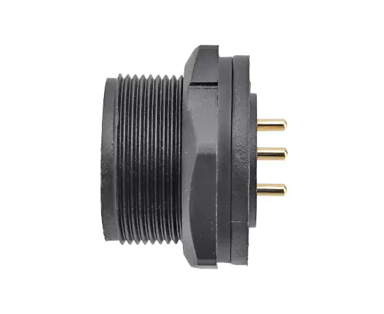 E13 PCB 백 마운트 암컷 리셉터클 (스레드)